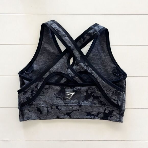 Gymshark Obsidian Adapt Camo Seamless Athletic Bra - Picture 3 of 6